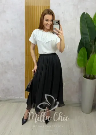 Milla Chic - Blusa Josiane 🤍 - Branca