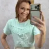 Milla Chic – Blusa Josiane 💛 – Menta Milla Chic - Blusa Josiane 💛 - Menta