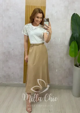 Milla Chic - Blusa Miriane 🤍 - Branca