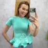 Milla Chic - Blusa Peplum Valentina - Branca