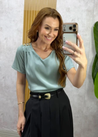 Milla Chic - Camisa Margot - Azul (cópia) - P