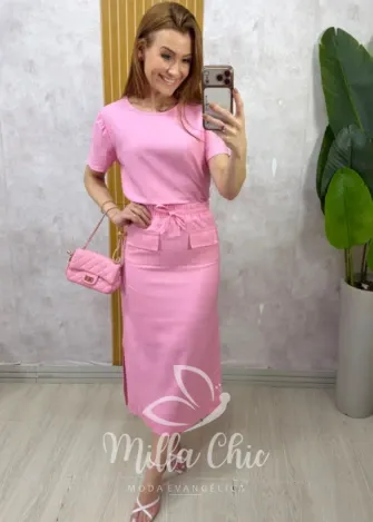 Milla Chic - Conjunto Paula – Alfaiataria Twill - Preto (cópia)