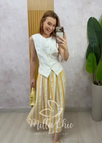 Milla Chic - Saia Gláucia - Manteiga