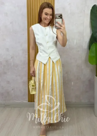 Milla Chic - Saia Gláucia - Manteiga