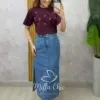 Milla Chic - Saia Jeans Margarida