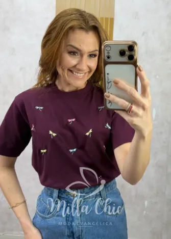 Milla Chic - T-shirt Libélula  ✨