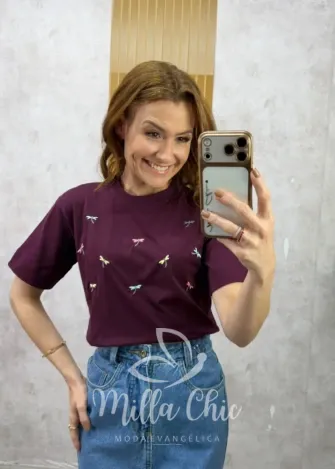 Milla Chic - T-shirt Libélula  ✨