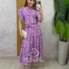 Milla Chic - Vestido Ana Laura — Lese de Algodão Bordado - Manteiga (cópia)