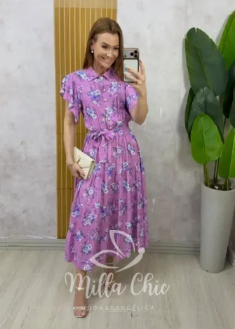 Milla Chic - Vestido Ana Laura — Lese de Algodão Bordado - Manteiga (cópia)