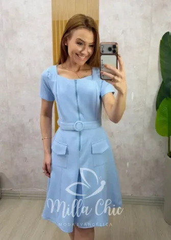 Milla Chic - Vestido Andressa - Azul