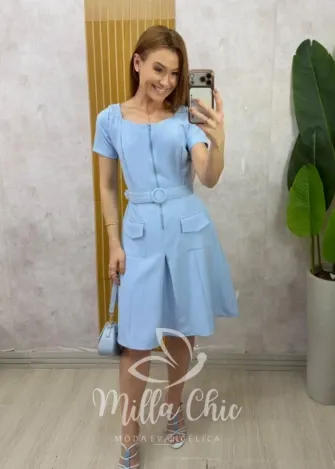 Milla Chic - Vestido Andressa - Azul