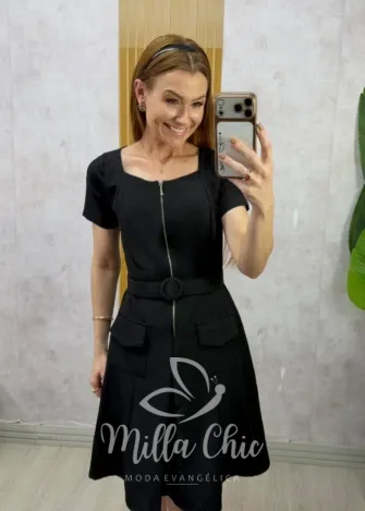 Milla Chic - Vestido Andressa - Preto