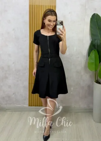 Milla Chic - Vestido Andressa - Preto