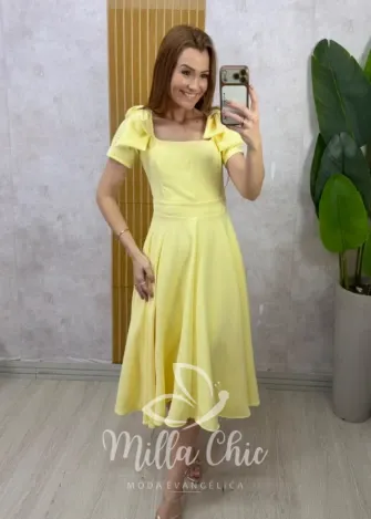 Milla Chic - Vestido Eleonora - Manteiga