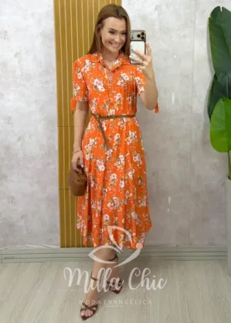 Milla Chic - Vestido Gabriela em Viscolinho (cópia)