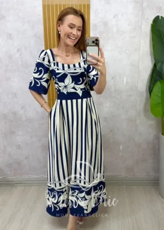 Milla Chic - Vestido Isadora — Rayon Estampado