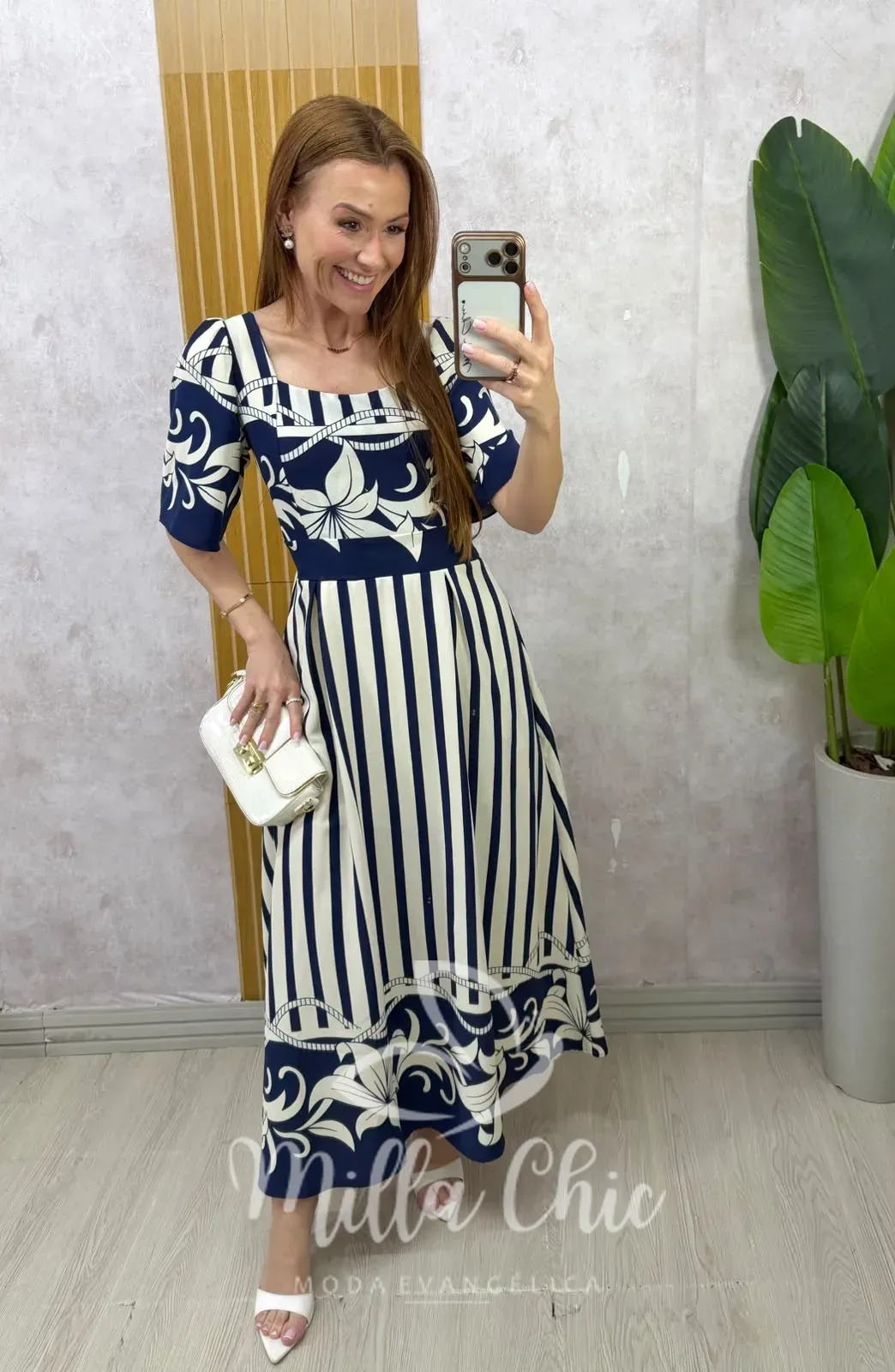 Milla Chic – Vestido Isadora — Rayon Estampado Milla Chic - Vestido Isadora — Rayon Estampado