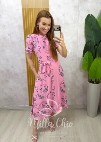 Milla Chic - Vestido Jeans Jaqueline (cópia)