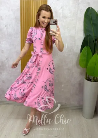 Milla Chic - Vestido Jeans Jaqueline (cópia)