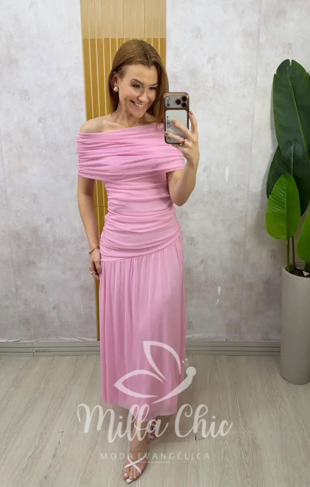 Milla Chic – Vestido Longo Georgina em tule Milla Chic - Vestido Longo Georgina em tule