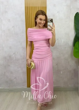 Milla Chic – Vestido Longo Georgina em tule Milla Chic - Vestido Longo Georgina em tule