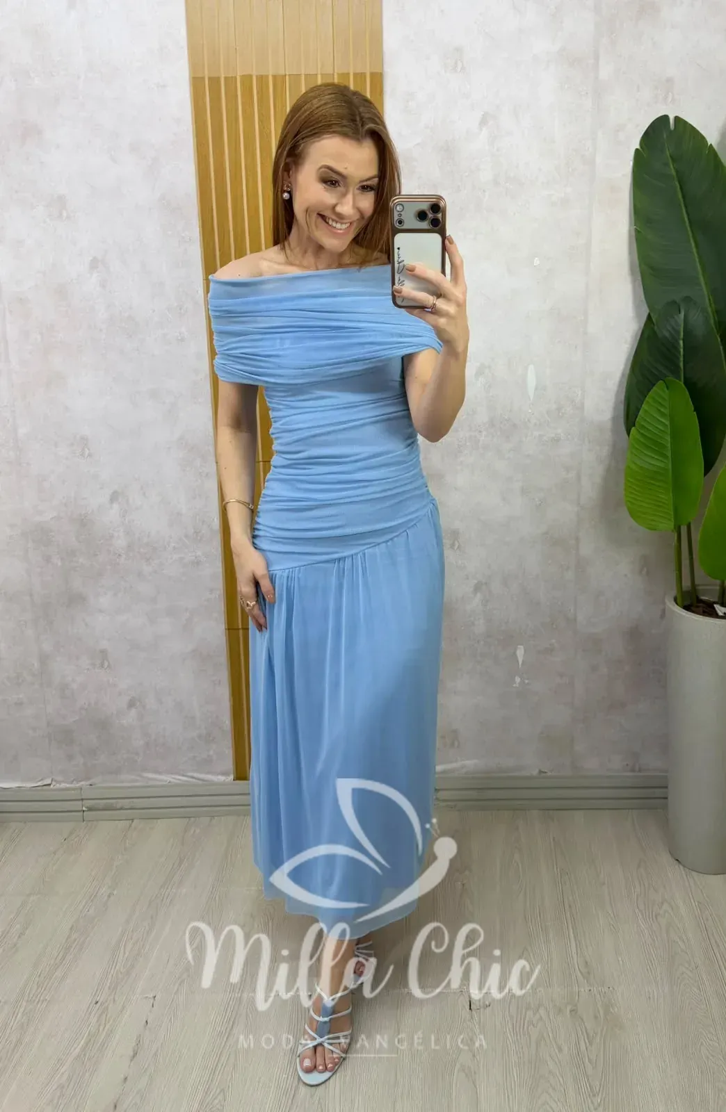 Milla Chic – Vestido Longo Georgina em tule – Rosa (cópia) Milla Chic - Vestido Longo Georgina em tule - Rosa (cópia)