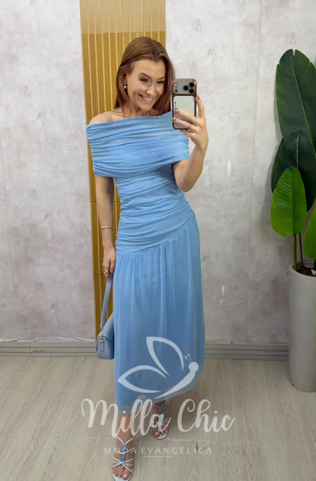 Milla Chic – Vestido Longo Georgina em tule – Rosa (cópia) Milla Chic - Vestido Longo Georgina em tule - Rosa (cópia)