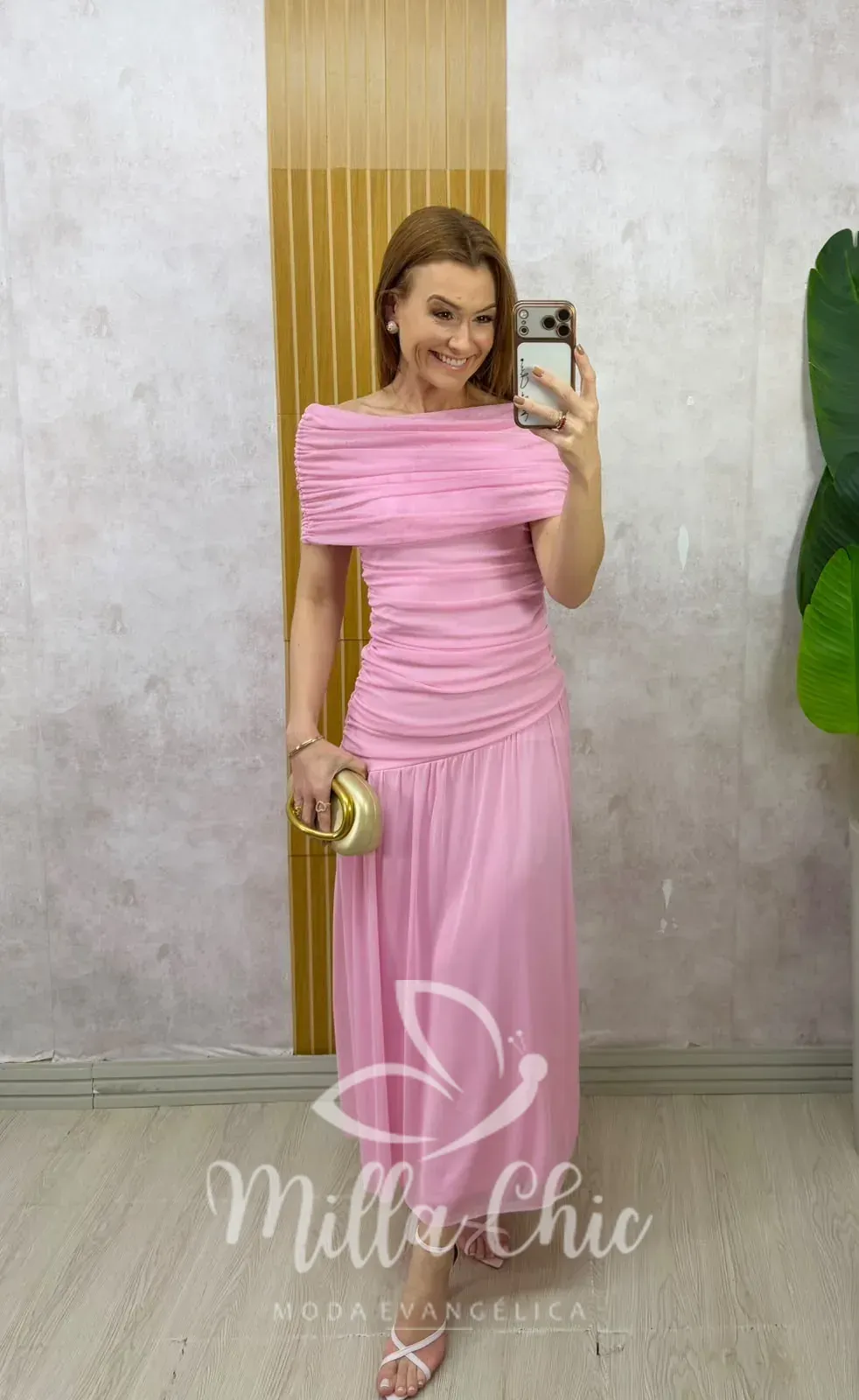 Milla Chic – Vestido Longo Georgina em tule Milla Chic - Vestido Longo Georgina em tule